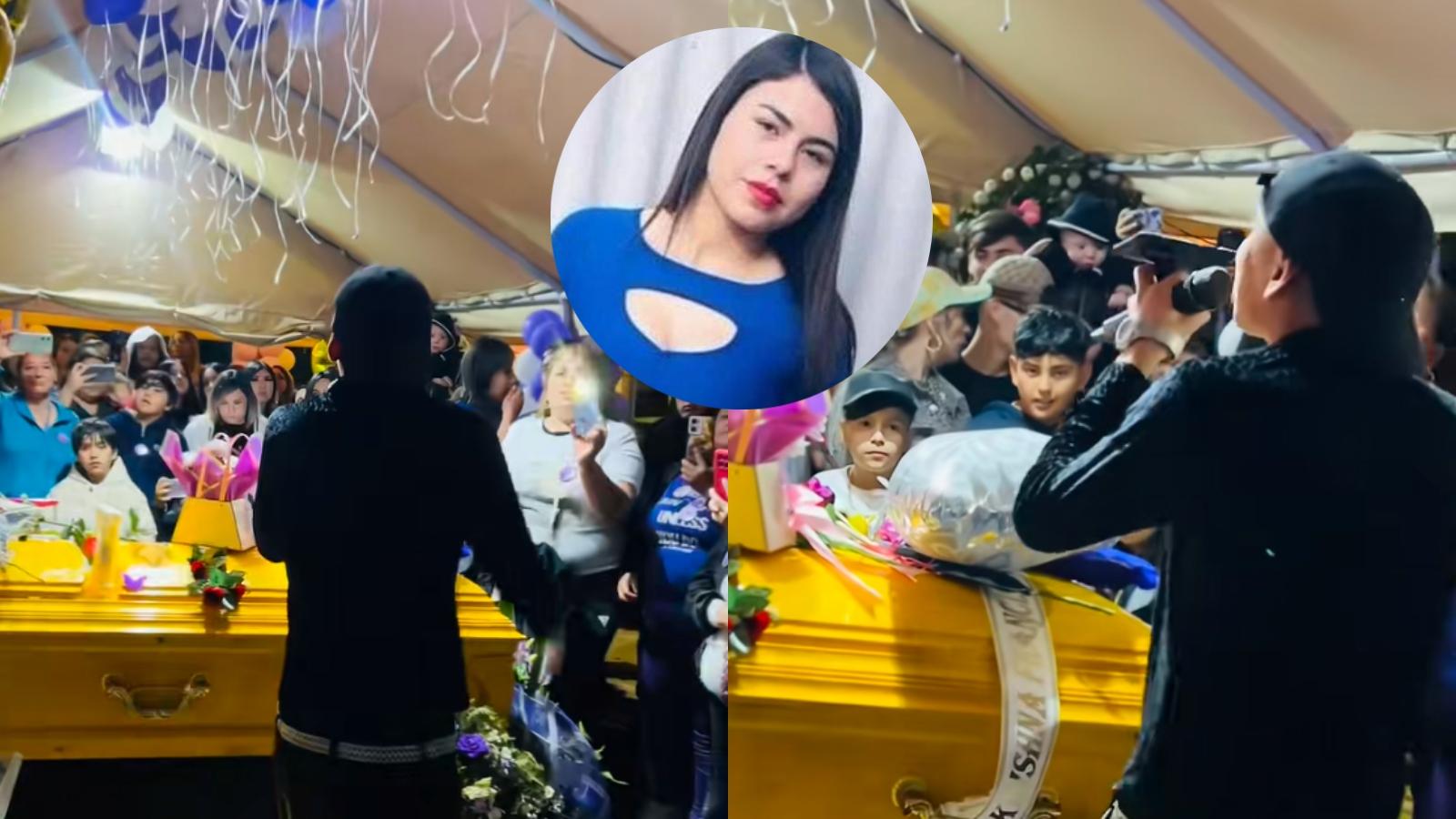 Artista urbano en velorio de Krishna Aguilera - Tiktok