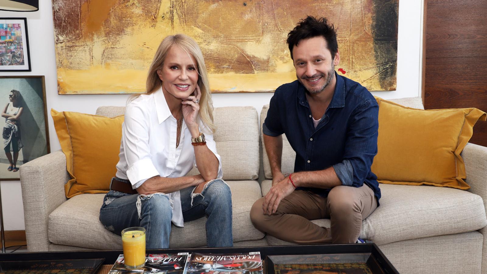 Cecilia Bolocco y Benjamín Vicuña.