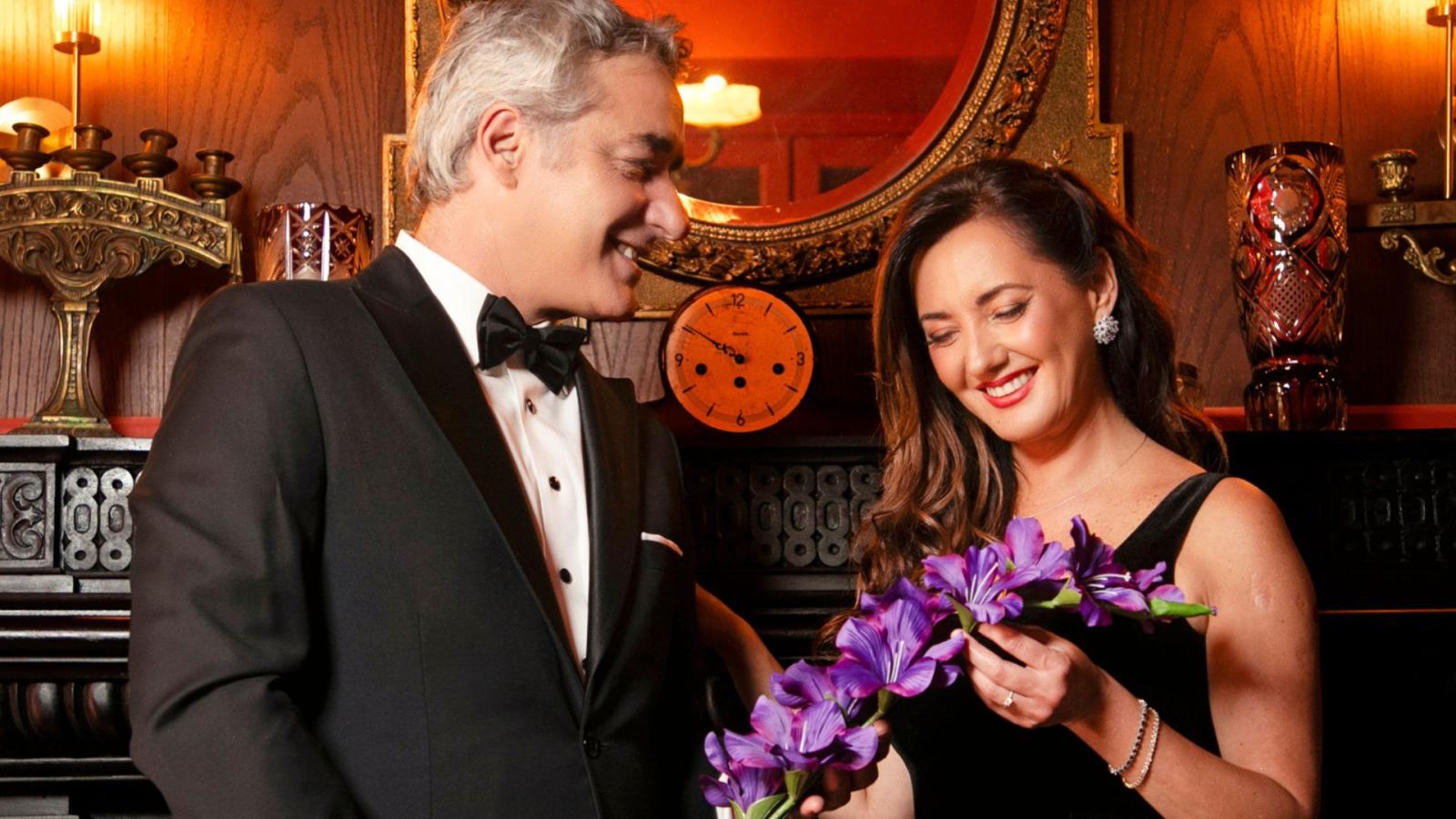 José Luis Repenning y Priscilla Vargas