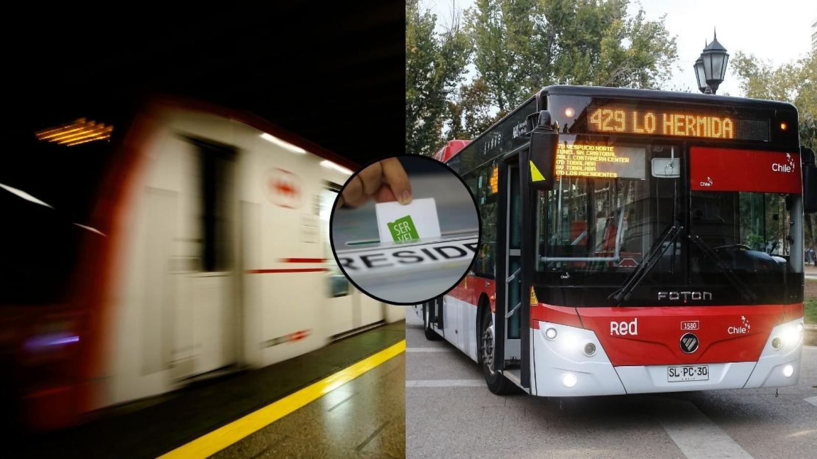 Así funcionará el transporte público este domingo