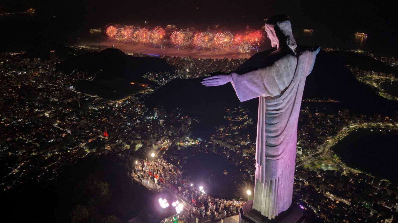 Festejos de Año Nuevo en Río de Janeiro/AFP