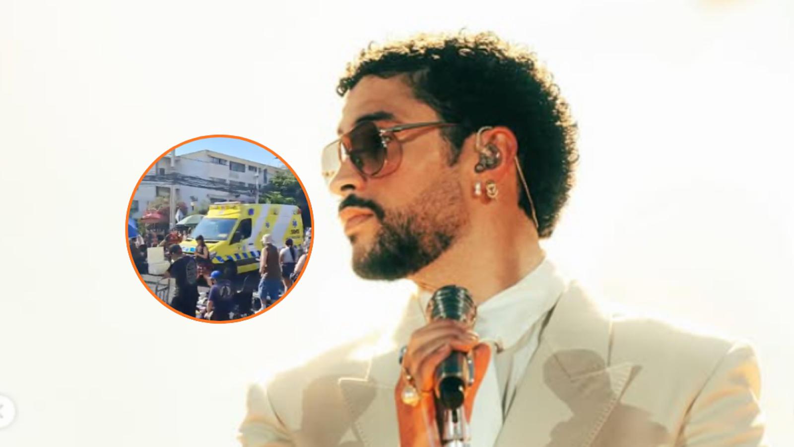 Denuncia por una ambulancia bloqueada tras recital de Bad Bunny | 13.cl