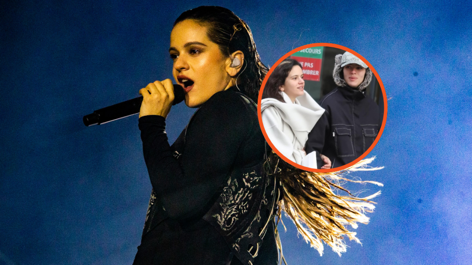 Rosalía en Chile. Créditos: Agencia Uno.