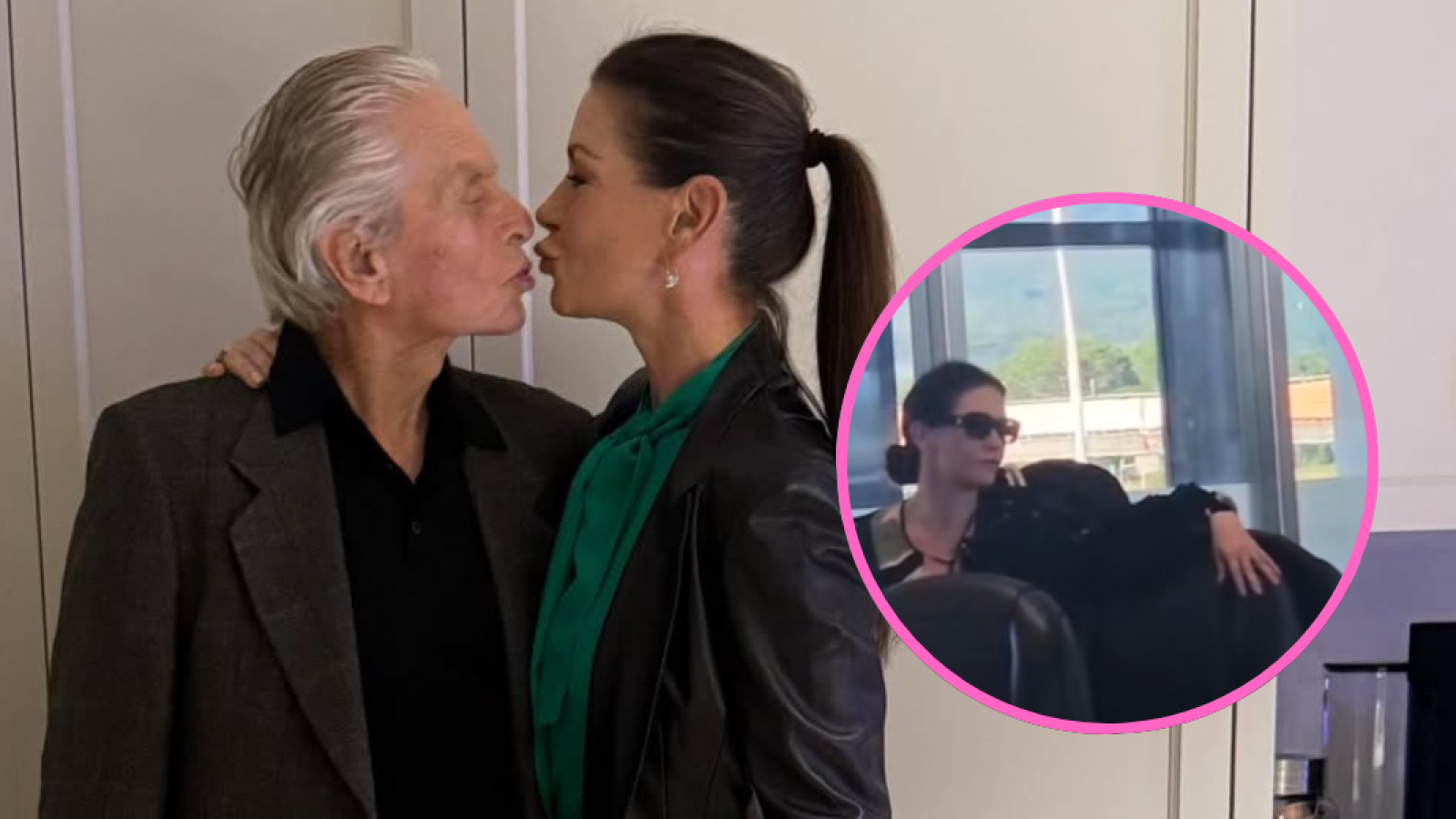 Michael Douglas y Catherine Zeta-Jones están en Chile. Créditos: Instagram y TikTok