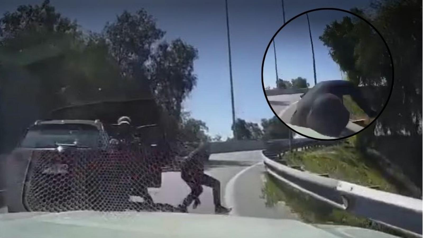 Habla conductor que atropelló a delincuente para evitar encerrona