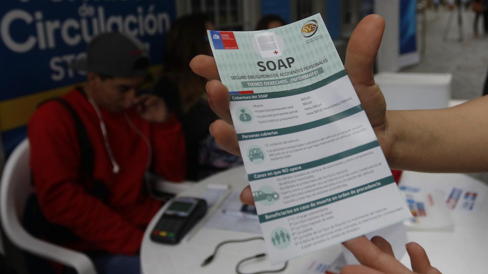 Revisa quiénes deben contratar el SOAP - Agencia Uno