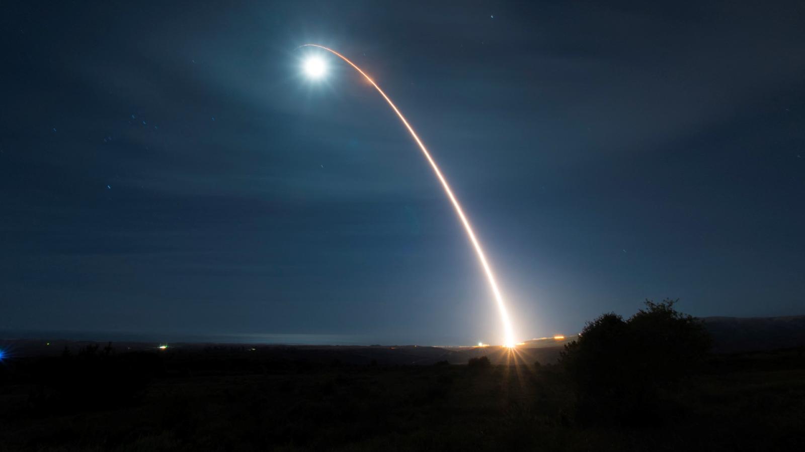 El Minuteman III en acción. Se trata de un misil balístico intercontinental capaz de portar una ojiva nuclear/AFP