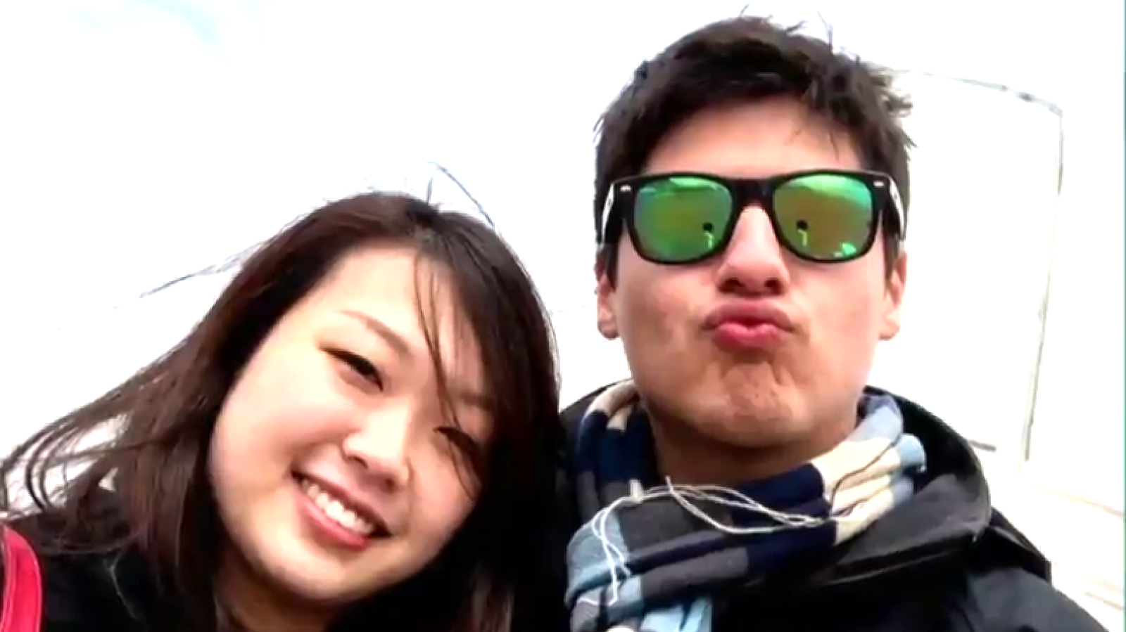 Narumi Kurosaki y Nicolás Zepeda 