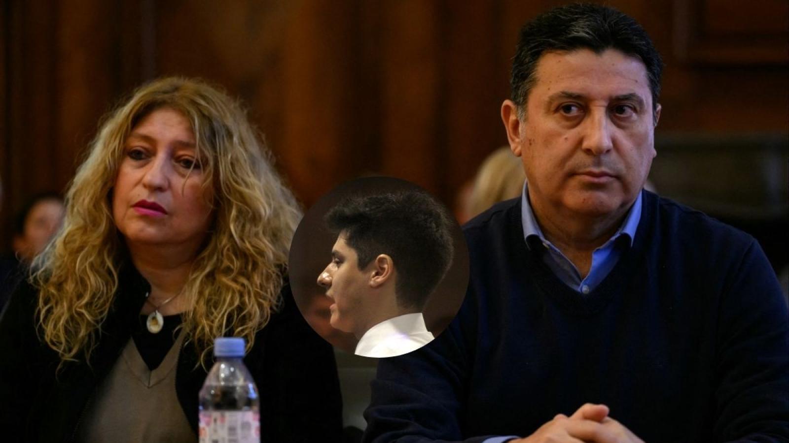 Ana Luz Zepeda y Humberto Zepeda, padres de Nicolás Zepeda | Foto archivo AFP