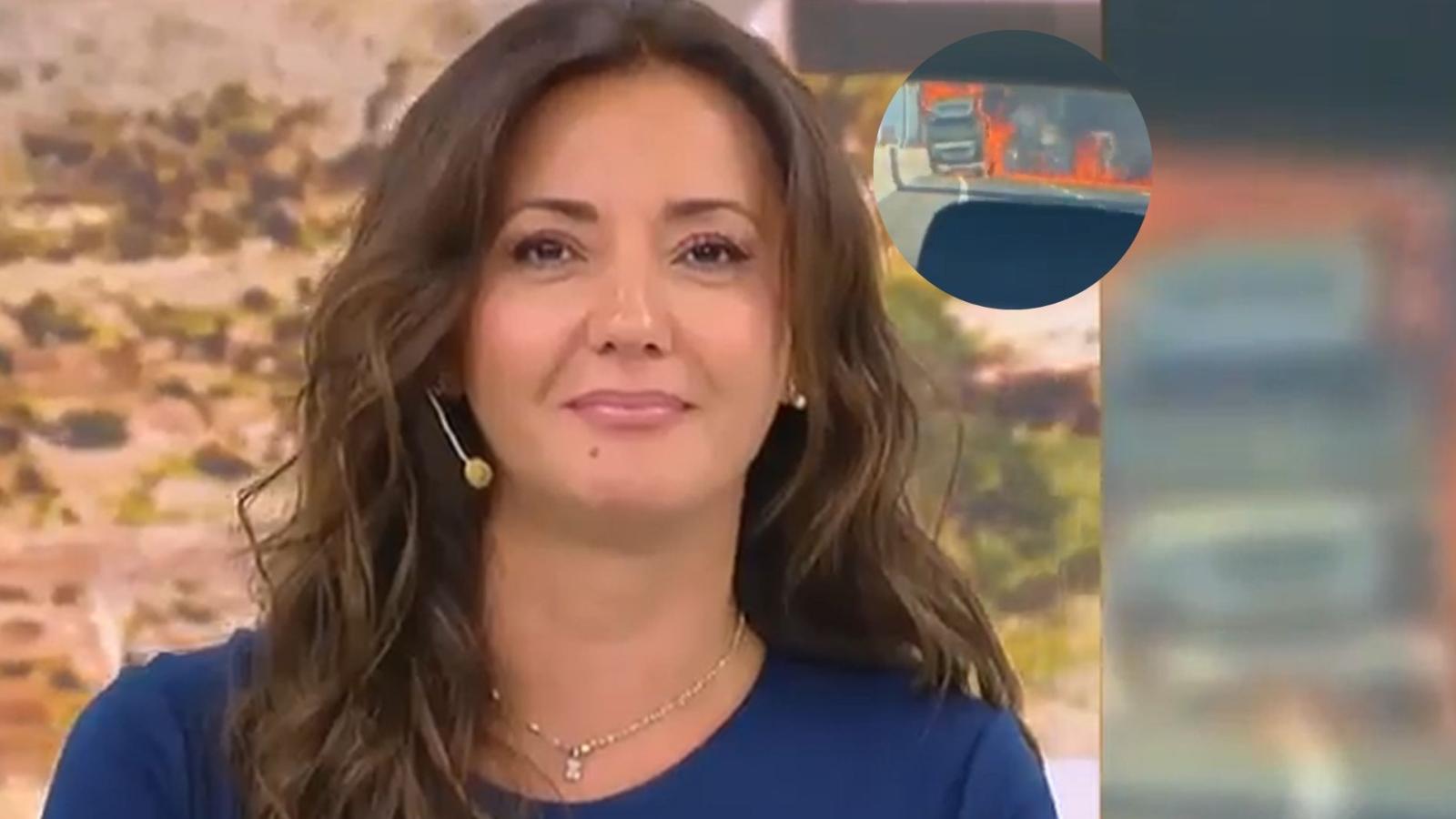 Priscilla Vargas se emociona con hombre que salvó a chofer de camión incendiado en Maipú: "Te ganaste un pedacito de cielo"