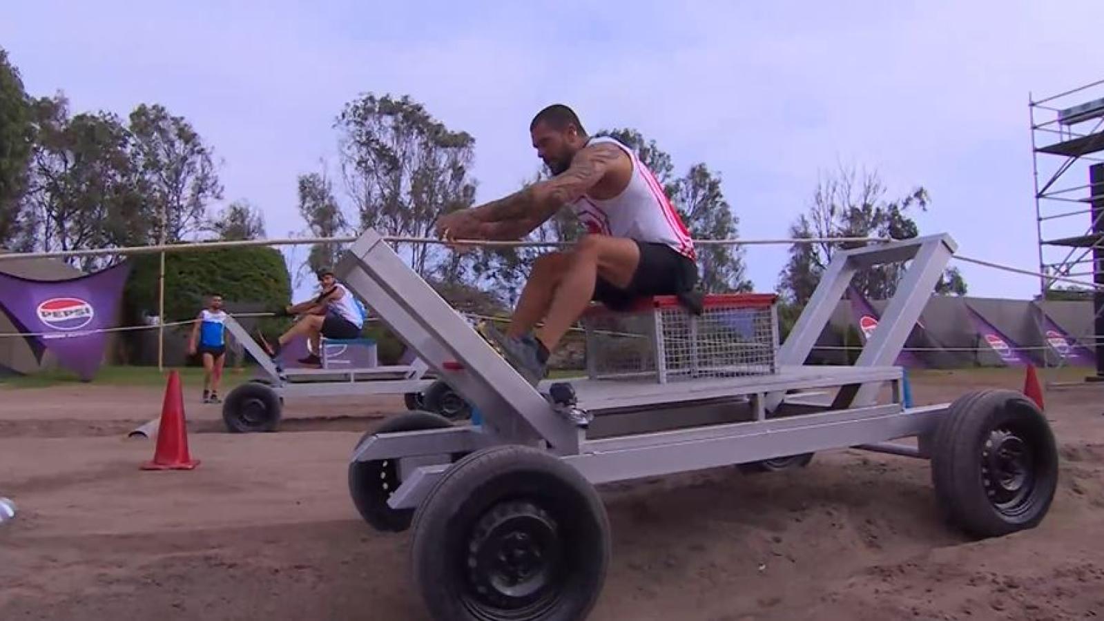 Duelo de titanes: Juan Pedro y Eyal se enfrentaron en la competencia más cansadora de Mundos Opuestos