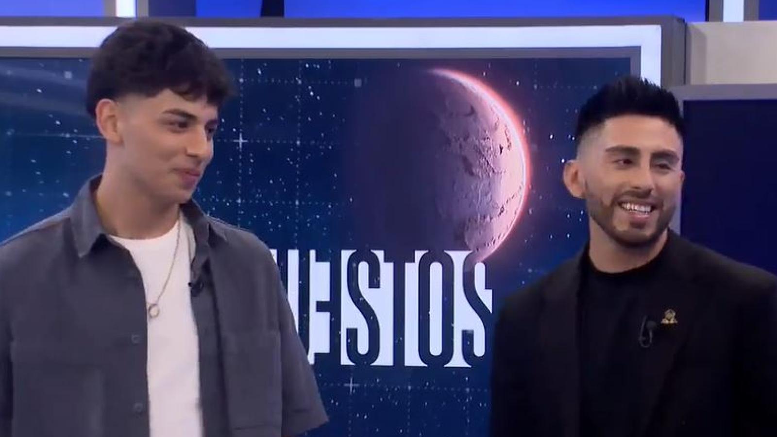 Kanela y Bastián fueron invitados a Encuentros cercanos