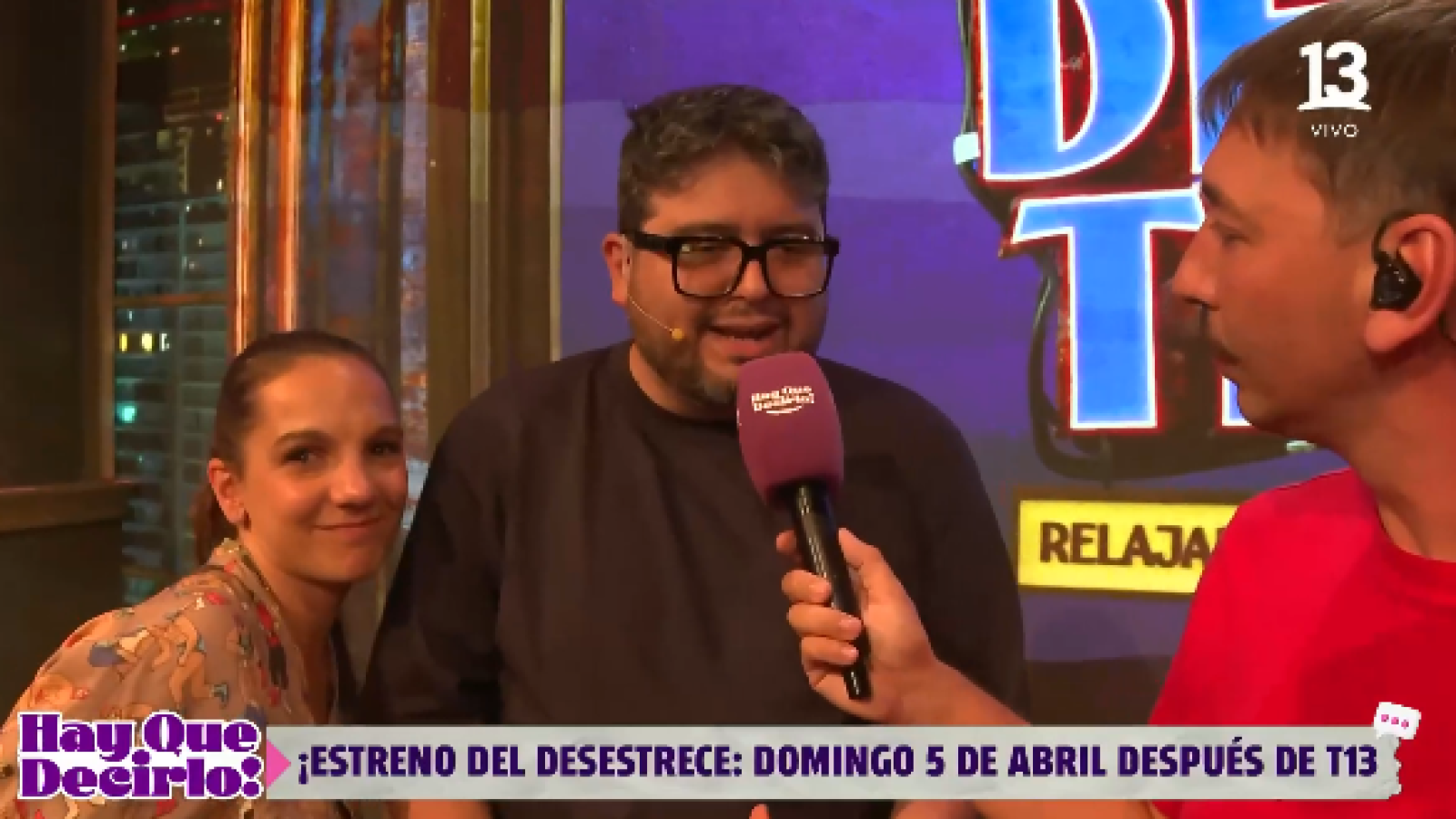 Gallina muestra en exclusiva el estudio de El Desestrece: el estelar de humor se estrena el domingo 5 de abril