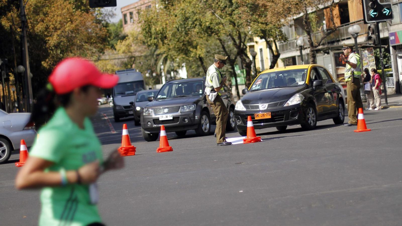 Los cortes y desvíos de tránsito por la Maratón de Santiago 2026