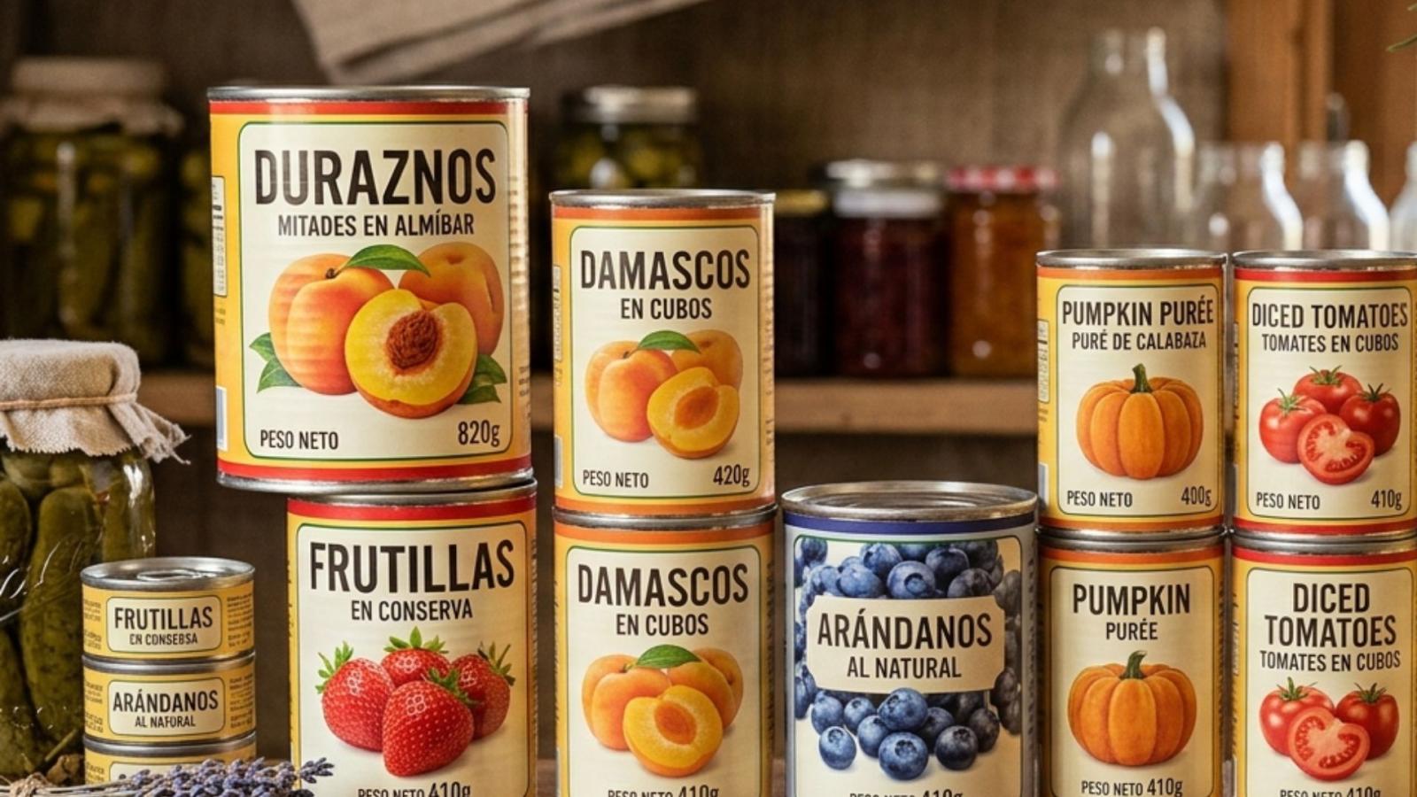 Remate de más de 70 mil tarros de conserva - Foto creada con IA