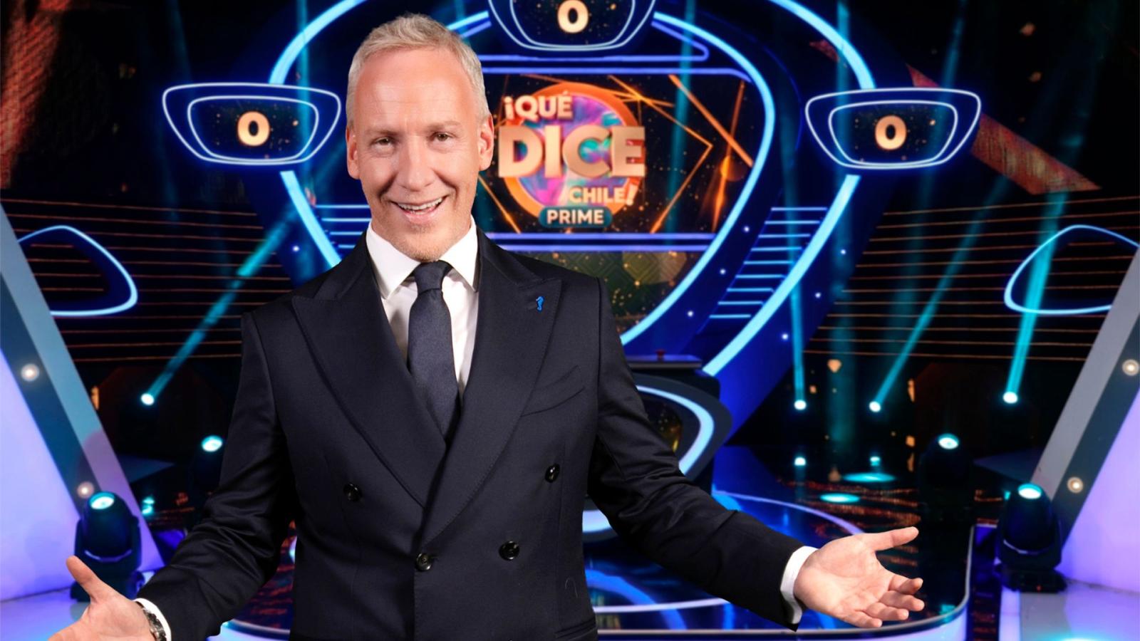 Martín Cárcamo en "¡Qué dice Chile! Prime"