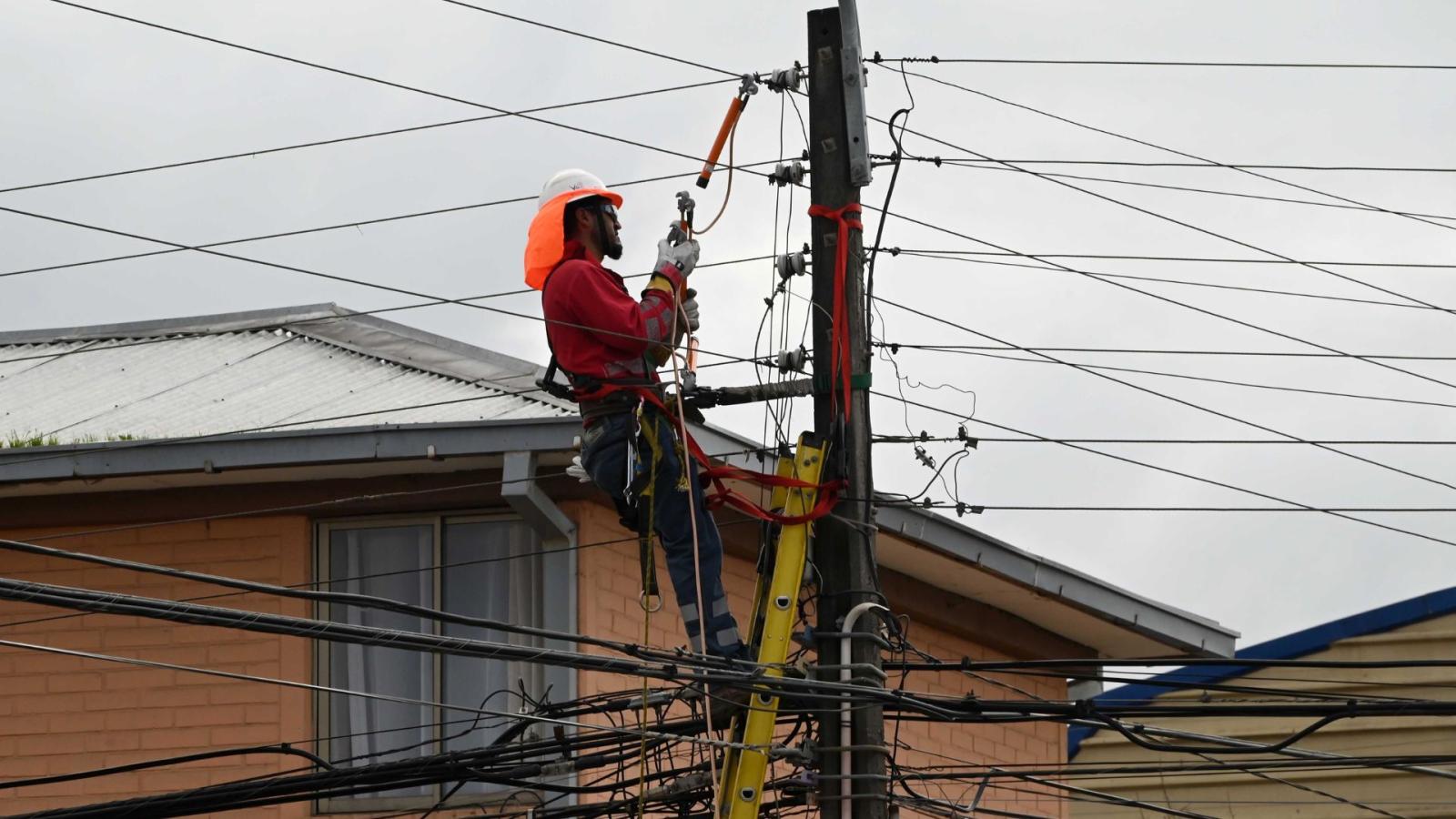 Cortes de luz en la Región Metropolitana - Créditos: Agencia Uno