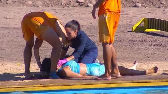 Paula Pavic se desvanece en plena competencia de Vecinos al límite: tuvo que ser atendida por el equipo médico