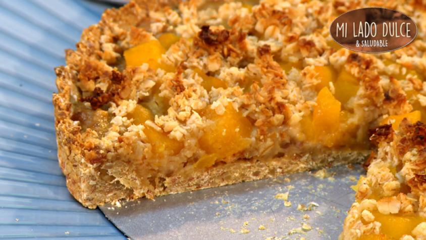 Tarta de Dátiles y Durazno