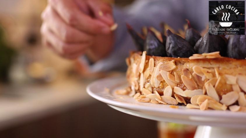 Cheesecake de ricotta e higos