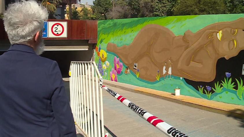 Mural "El Jardín de Gabriela" en el GAM