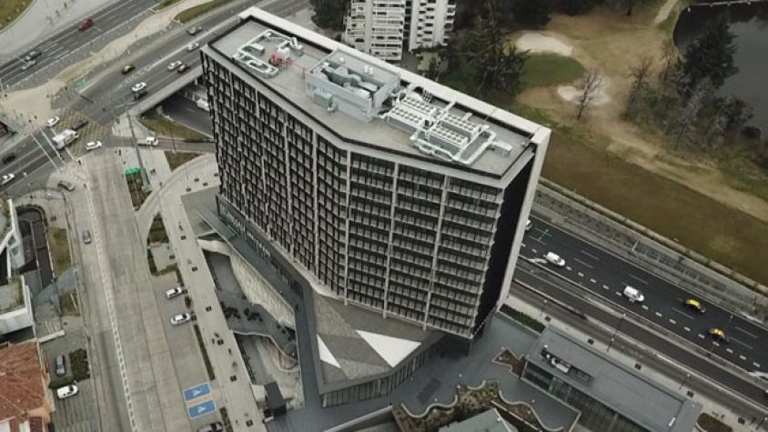 El llamativo edificio de Kennedy con Vespucio