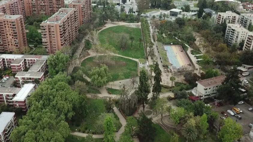 Disfrutando del Parque Inés de Suárez