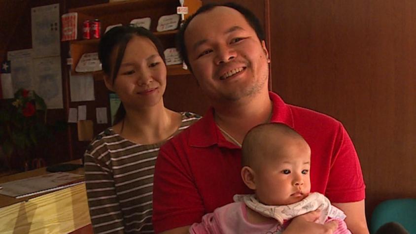 Una familia china formada en Chile