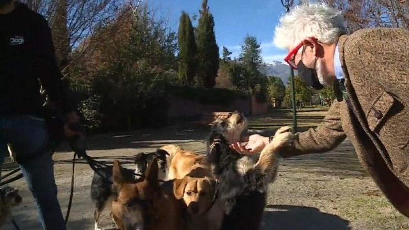 El buen encuentro con un entrenador de perros