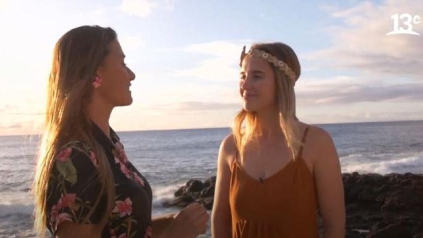 ¡Encuentro de dos mujeres power! Belén Soto conoció a una reconocida cineasta rapanui 