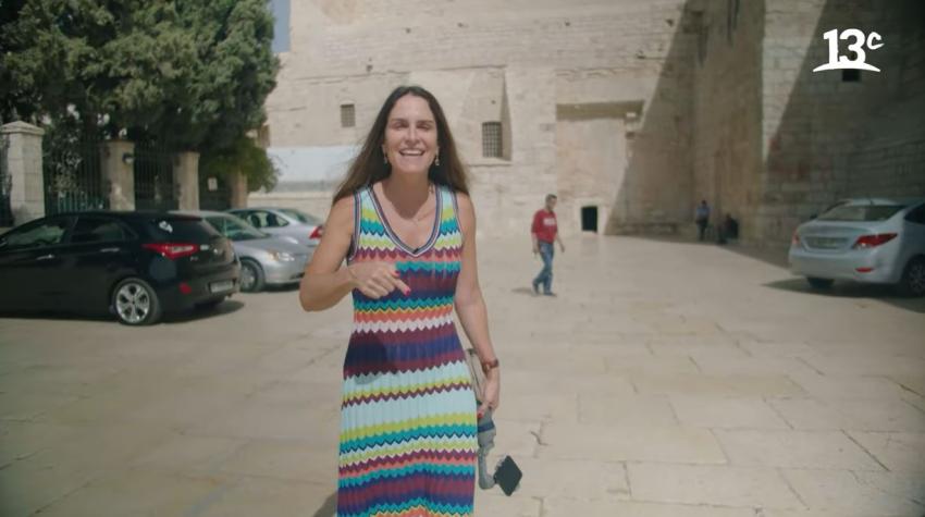 ¡Impresionante! María Gracia Subercaseaux conoció el lugar donde nació Jesucristo 
