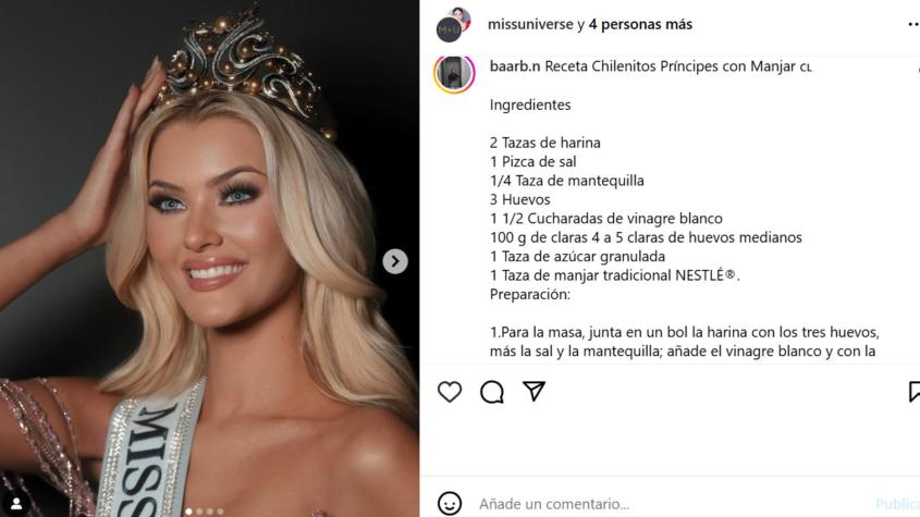"Hacedores de Pan" y "El Gelatero" se suman al fenómeno de las recetas en redes sociales de Miss Universo