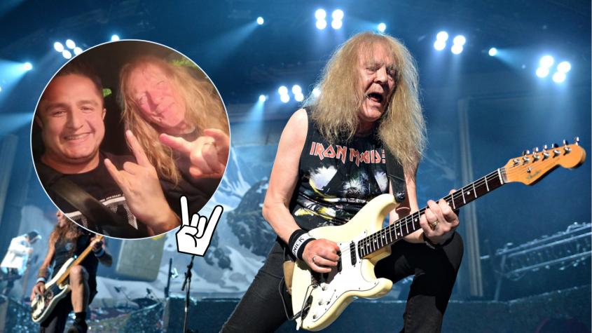 "Soy el más suertudo de Santiago": Chofer de Uber trasladó a guitarrista de Iron Maiden