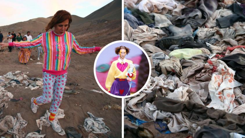 Agatha Ruiz de la Prada creó una línea de ropa con prendas rescatadas de un vertedero en el desierto de Atacama