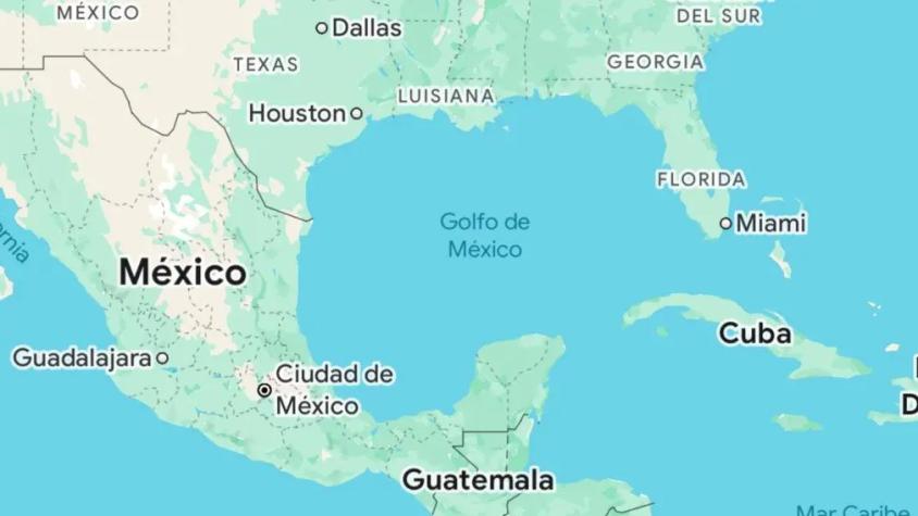 Google Maps cambia el nombre del “Golfo de México” a “Golfo de América”: ¿Cómo se ve en Chile?