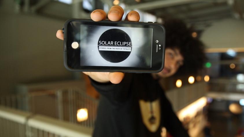 Apps para ver el eclipse solar parcial. 