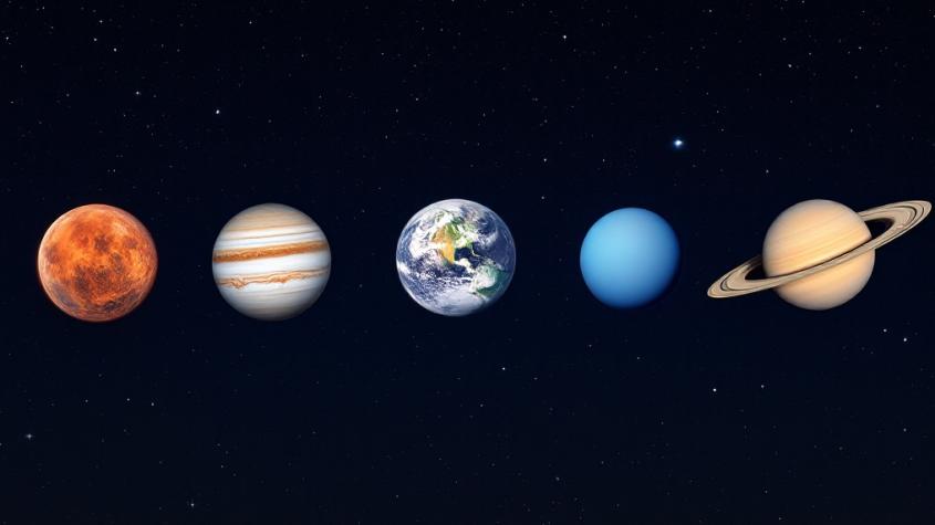 Alineación planetaria de abril 2025