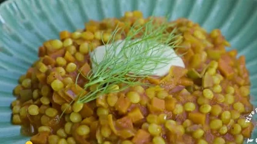 Curry de lentejas con crema de raíz picante: sigue la receta de Carlo von Mülhbrock y la chef Cornelia Prenzlau 