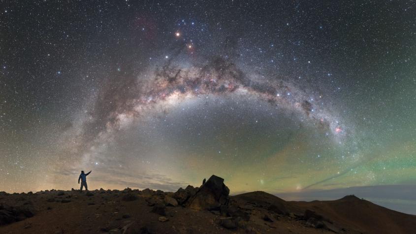 Cielo estrellado. Créditos: ESO