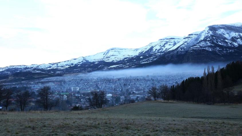 Paisaje de invierno, Coihayque. Centro de Documentación de Bienes Patrimoniales