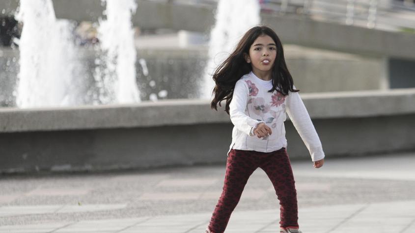 niña en vacaciones de invierno. Créditos: ATON. 