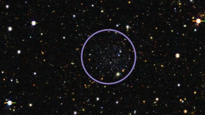 Estrellas Leo T. Créditos: Centro de Astrofísica y Tecnologías Afines (CATA)