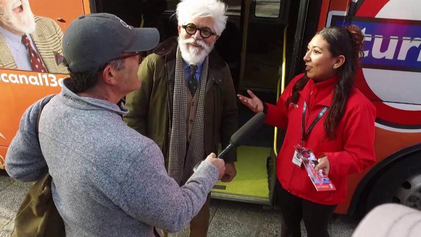 “Gracias a ustedes...": Guía de bus Turistik sorprende a Marcelo Comparini y Federico Sánchez en viaje de City Tour