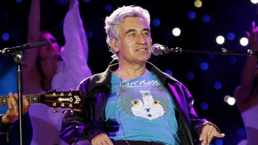 Jorge Gonzalez durante el show de cierre de la Teleton 2016. Créditos: AGENCIA UNO.