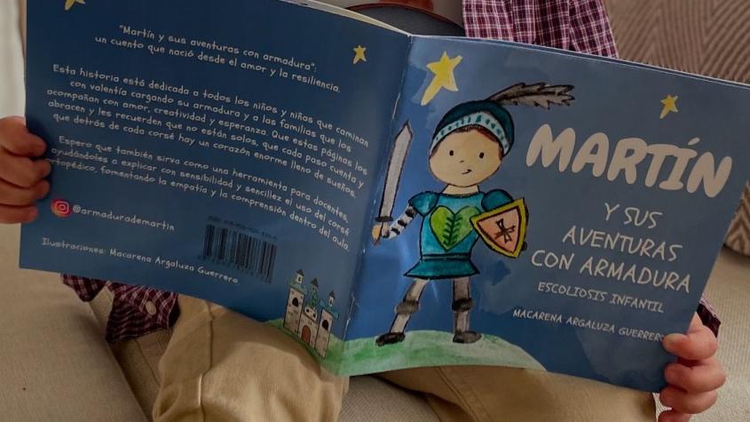 “Martín y sus aventuras con armadura”, el cuento que busca visibilizar la escoliosis en niños