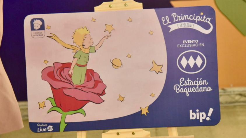 Tarjeta Bip! de El Principito. Créditos: Metro de Santiago en X. 