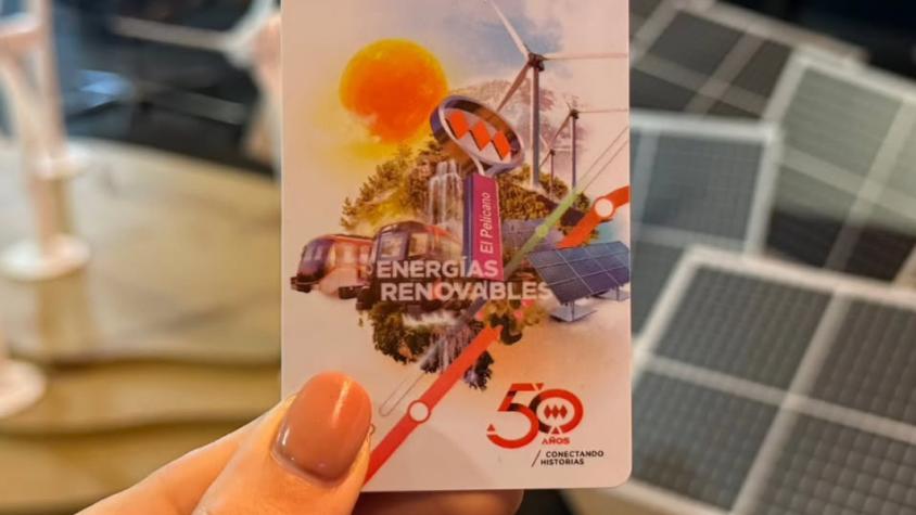 Metro lanza nueva versión bip! de "Energías Renovables". Créditos: Metro de Santiago