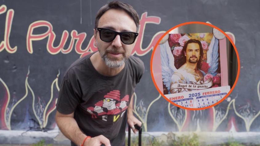 Imagen de Felipe Camiroaga que aparece en episodio de Siempre hay un chileno en Puerto Rico. Créditos: Canal 13