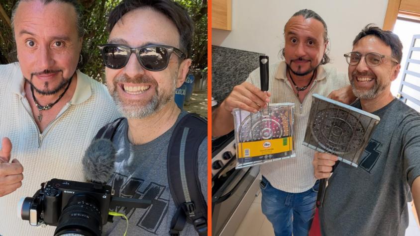 César Tapia y Marcelo Kiwi en "Siempre hay un chileno". Créditos: Instagram