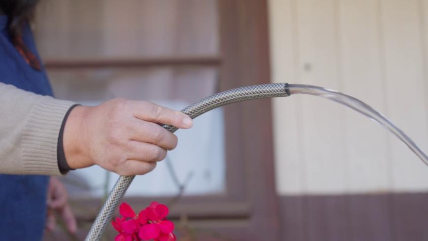 Sistema de reutilización de agua en Putaendo. Créditos: 13C